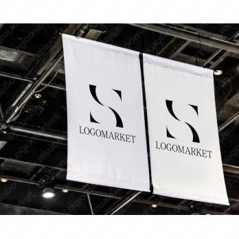 Ｓと曲線と円のロゴ