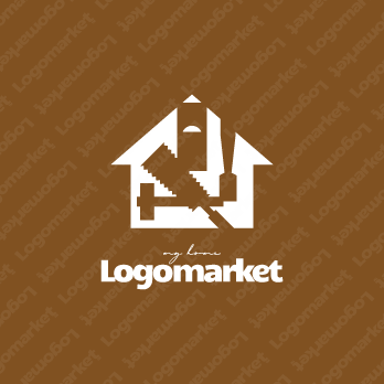 カンナとノミとノコギリのロゴ