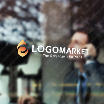 着火と旋風と熱量のロゴ