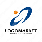 人とハートと天体のロゴ