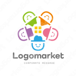 多様性と笑顔とつながりのロゴ