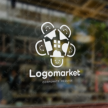 多様性と笑顔とつながりのロゴ