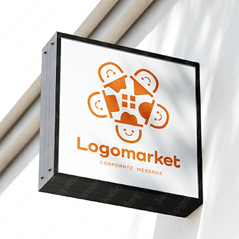 多様性と笑顔とつながりのロゴ