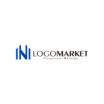 成長と挑戦と家のロゴ