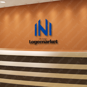 成長と挑戦と家のロゴ