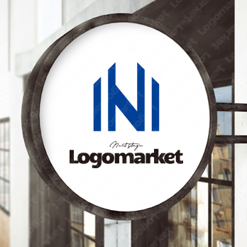 成長と挑戦と家のロゴ