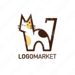 モノグラムと猫とWのロゴ
