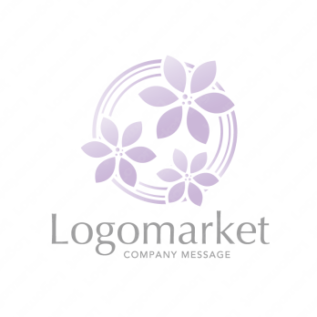 花と３と清涼のロゴ