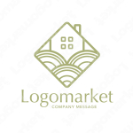 家とナチュラルとエコロジーのロゴ