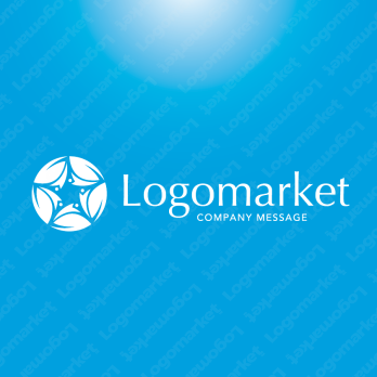 カラフルと個性と人のロゴ