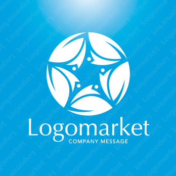 カラフルと個性と人のロゴ