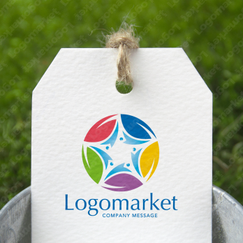 Aとaと虹のロゴ