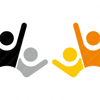 Aとaと虹のロゴ