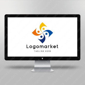 人と輪とSのロゴ