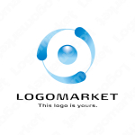 水流と星と循環のロゴ