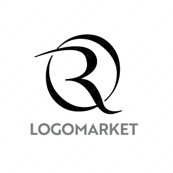 Rと洗練と繋がりのロゴ