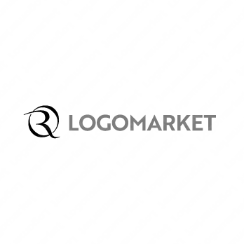 Rと洗練と繋がりのロゴ