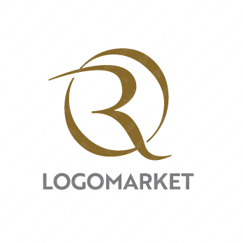 Rと洗練と繋がりのロゴ