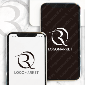 Rと洗練と繋がりのロゴ