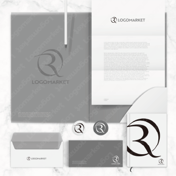 Rと洗練と繋がりのロゴ