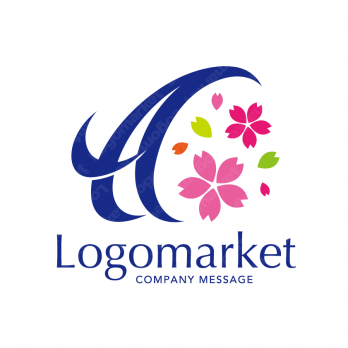 Aと桜と清潔のロゴ