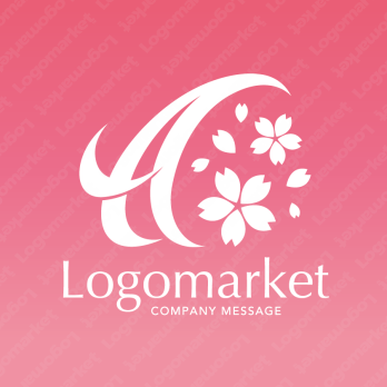 Aと桜と清潔のロゴ