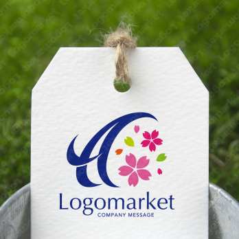 Aと桜と清潔のロゴ