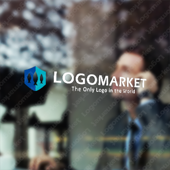 盾と魚と防御のロゴ