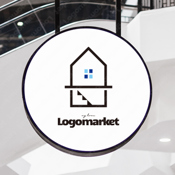 シンプルとお洒落と防災のロゴ