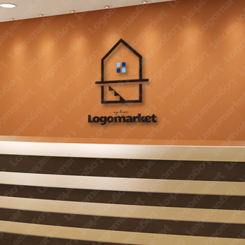 シンプルとお洒落と防災のロゴ