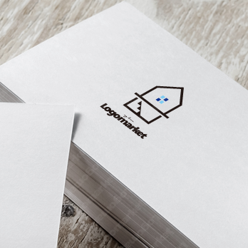 シンプルとお洒落と防災のロゴ