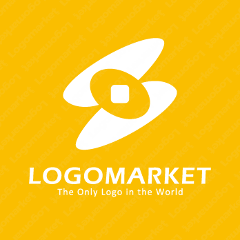 軌道と旋回と細胞のロゴ