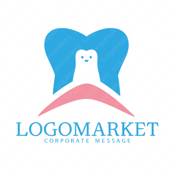 歯と歯茎と口内のロゴ