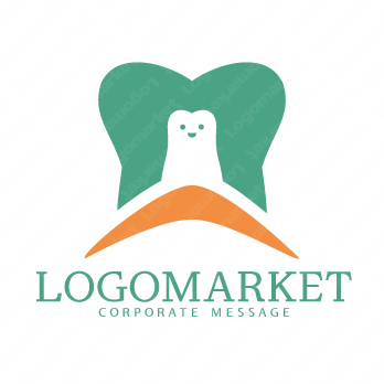 歯と歯茎と口内のロゴ