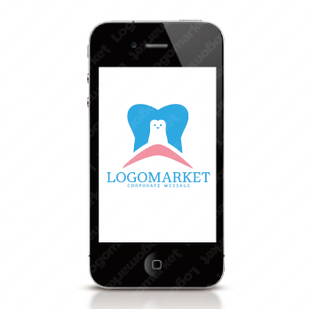 歯と歯茎と口内のロゴ