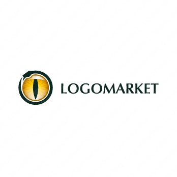 ヘビとOと目のロゴ