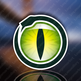 ヘビとOと目のロゴ