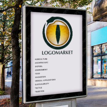 ヘビとOと目のロゴ