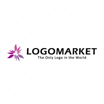 放射と花とスパークのロゴ