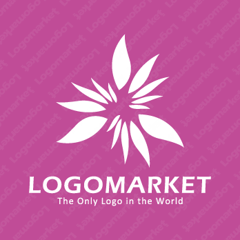 放射と花とスパークのロゴ