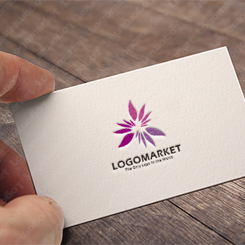 放射と花とスパークのロゴ