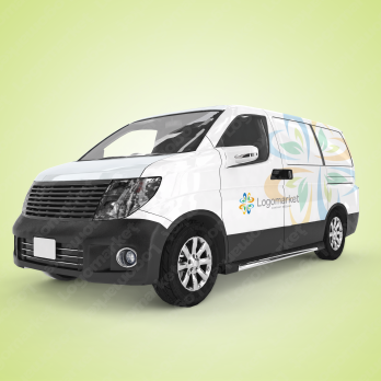 ハートと四つ葉と寄り添うのロゴ