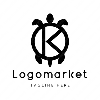 Kと亀と甲羅のロゴ