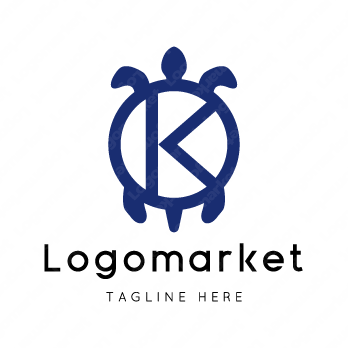 Kと亀と甲羅のロゴ