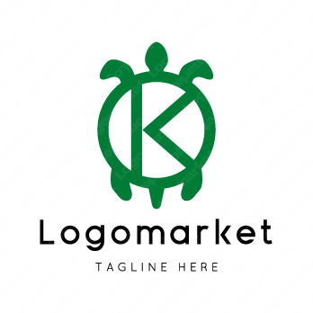 Kと亀と甲羅のロゴ