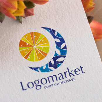 Aとaと虹のロゴ