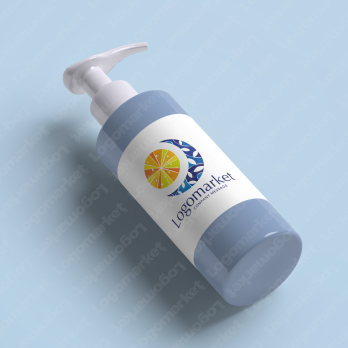 月と太陽とリズムのロゴ