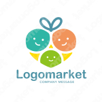 ハートと家族と優しいのロゴ