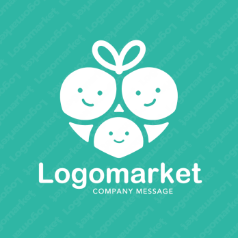 ハートと家族と優しいのロゴ