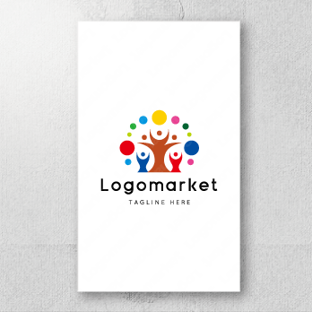 Aとaと虹のロゴ